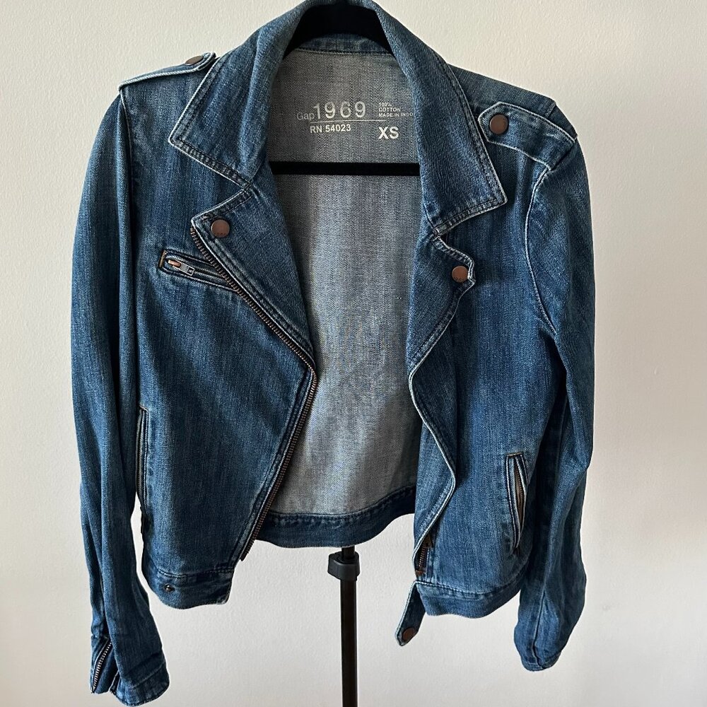 Gap Moto Denim Jacket